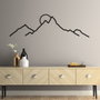 Wallity Ayers Escultura de Pared de Metal Negra